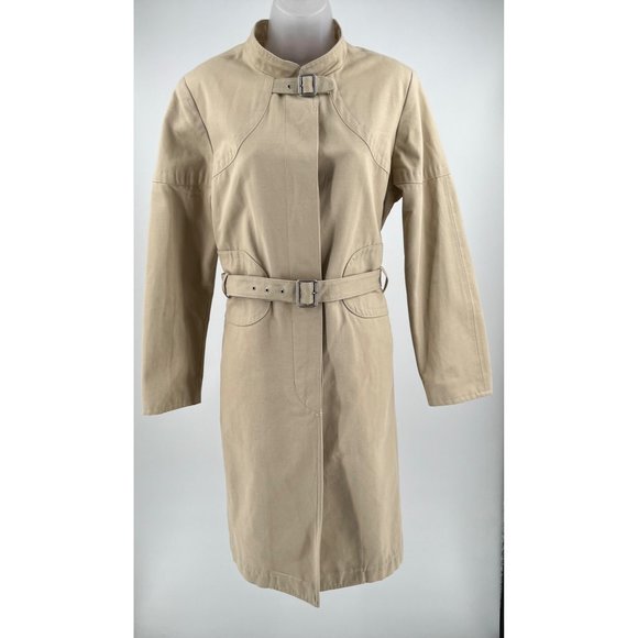 New See By Chloe Ladies Khaki Military Jacket Size 10 - Picture 10 of 12